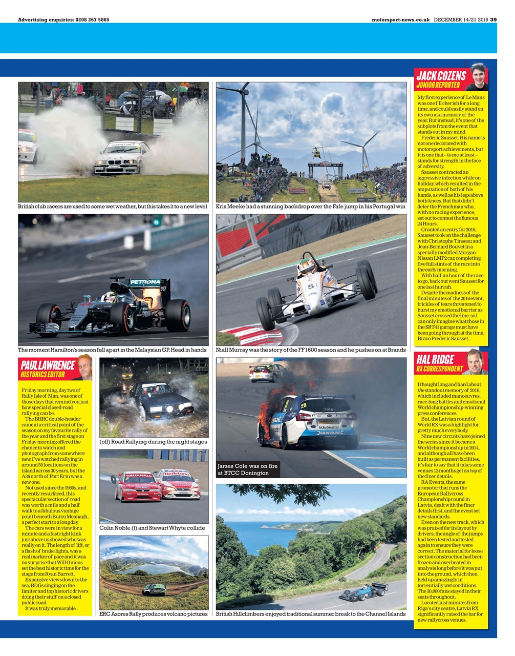 Motorsport News Preview Pages