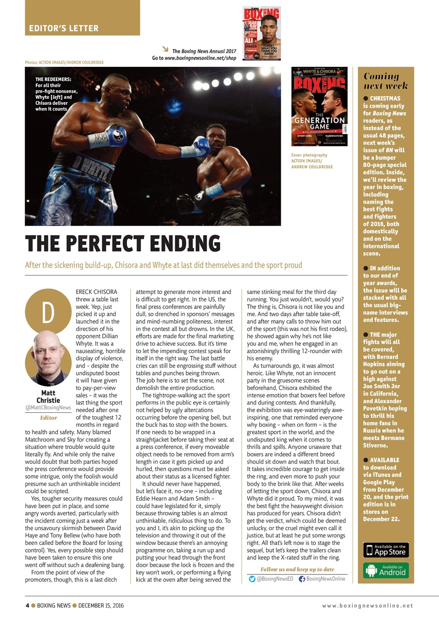 Boxing News Preview Pages