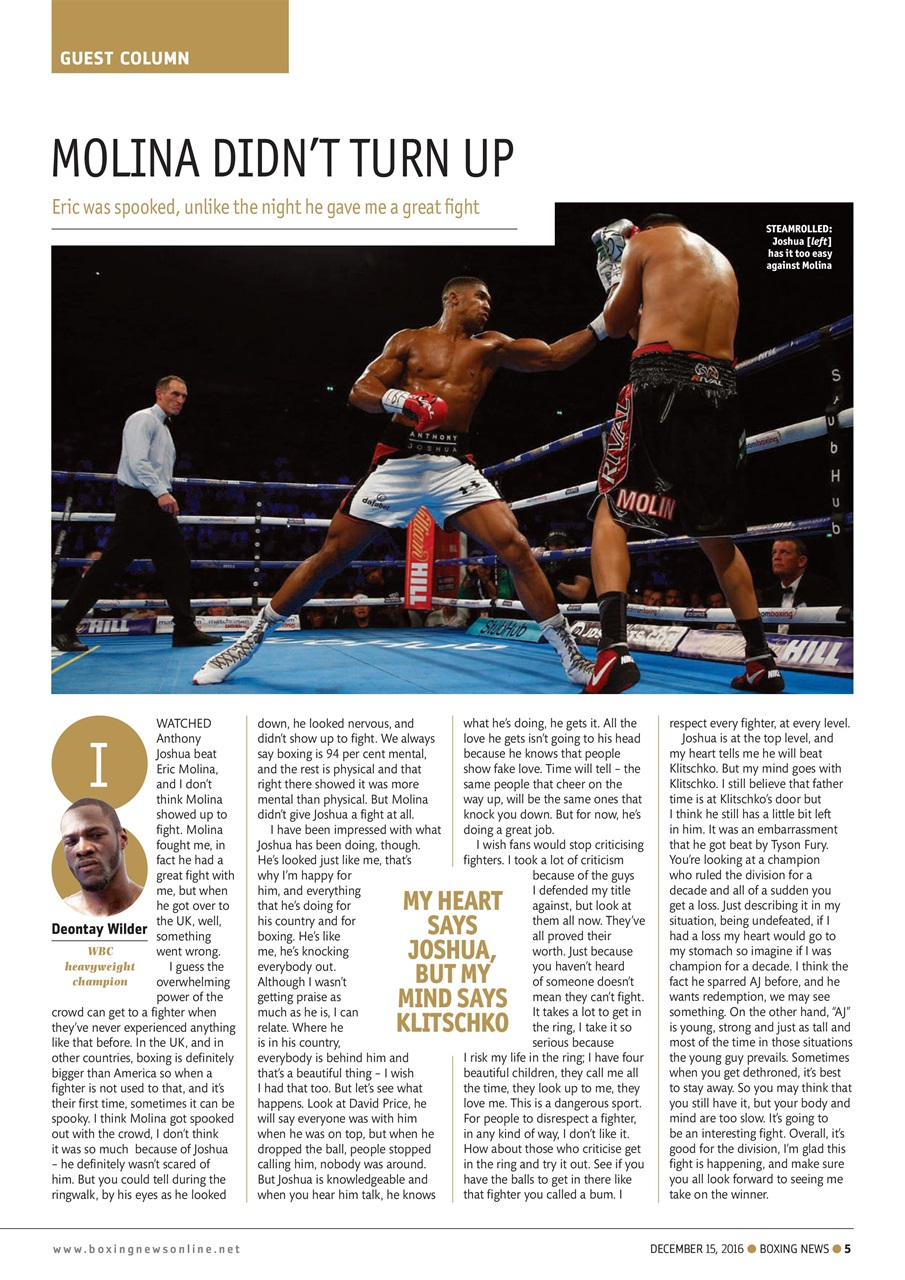 Boxing News Preview Pages