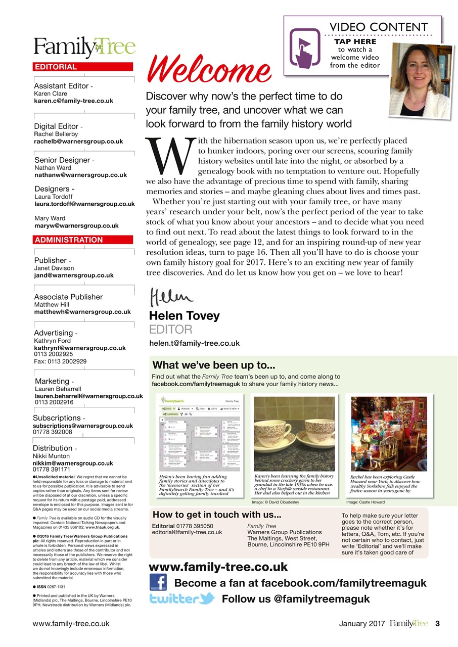 Family Tree Preview Pages
