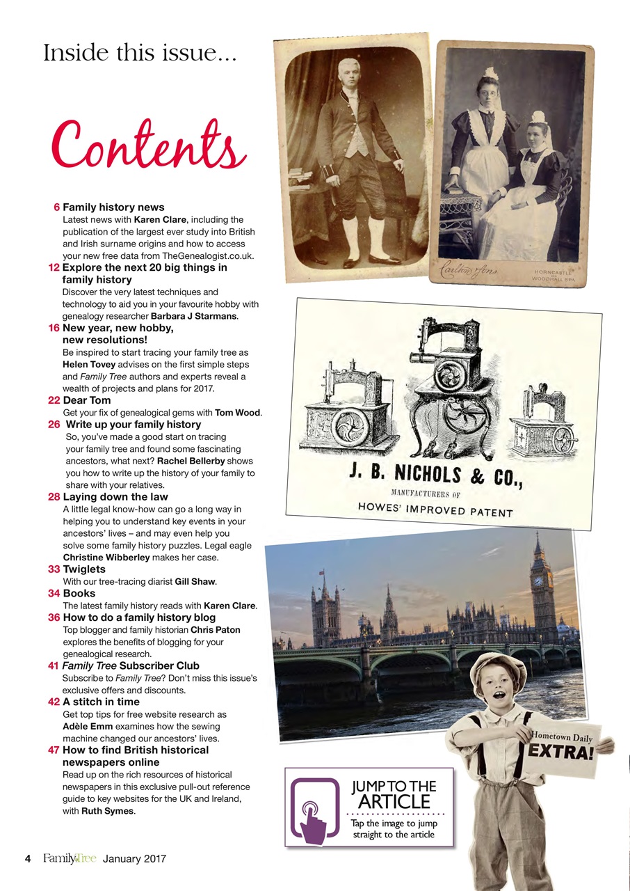 Family Tree Preview Pages