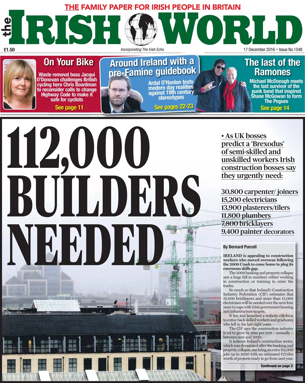 Irish World Preview Pages