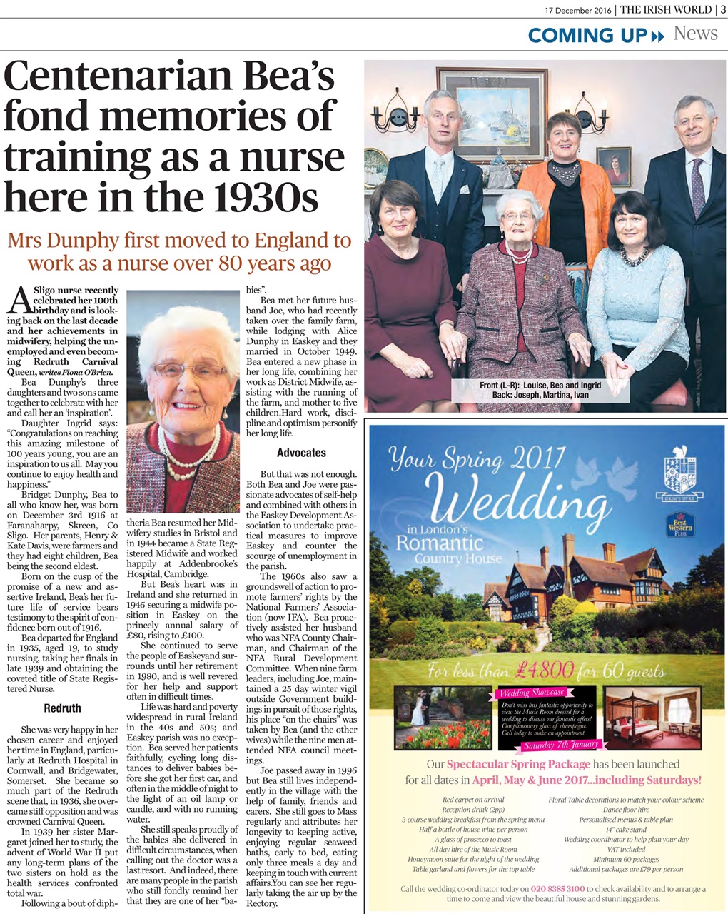 Irish World Preview Pages