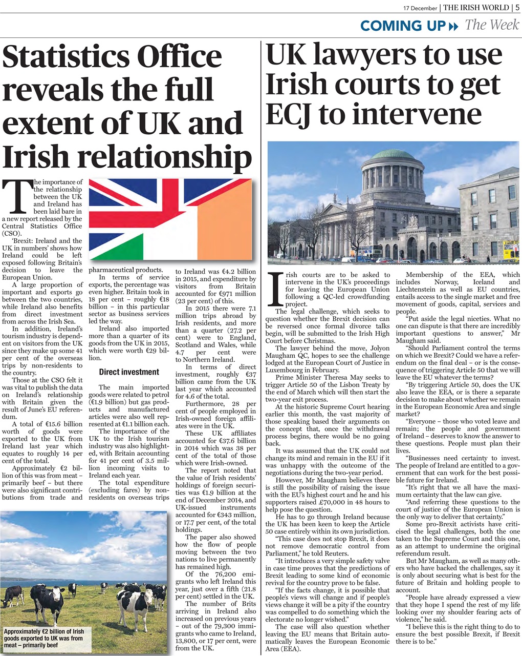 Irish World Preview Pages