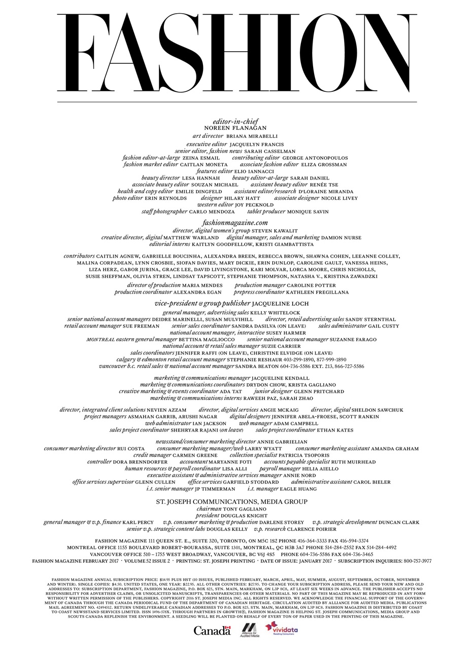 Fashion Magazine Preview Pages
