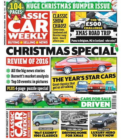 Classic Car Weekly issue 14th December 2016