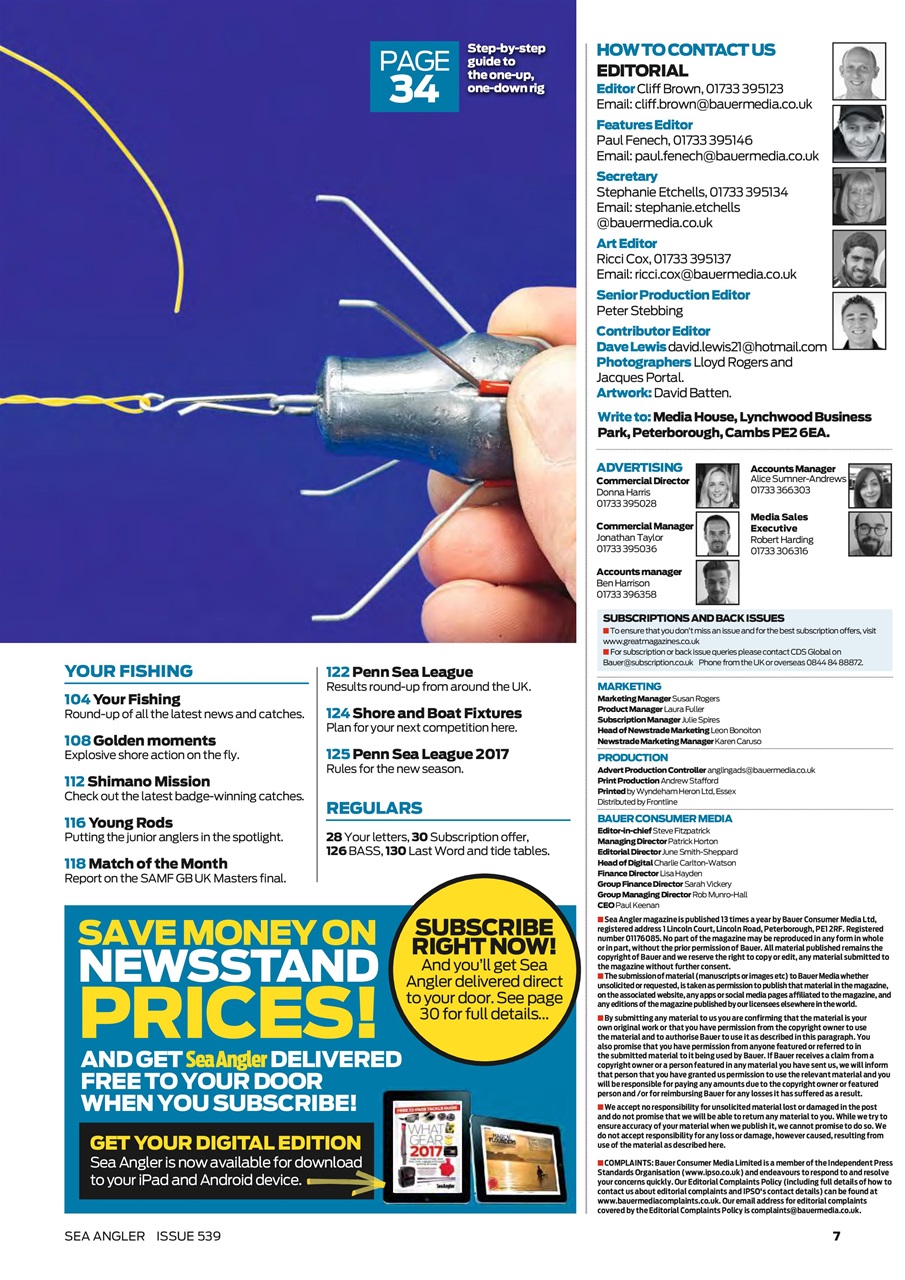 Sea Angler Preview Pages