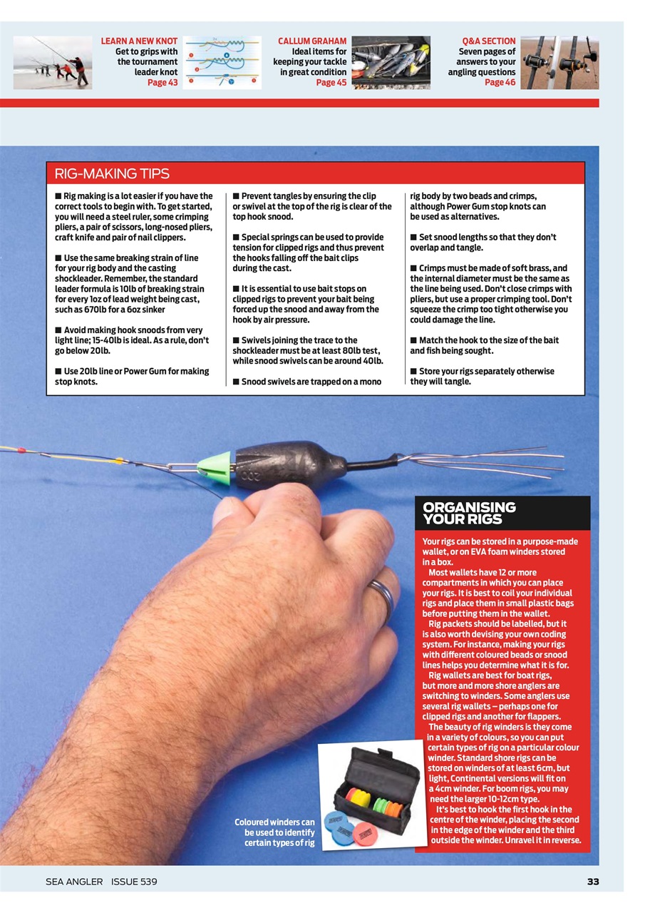 Sea Angler Preview Pages