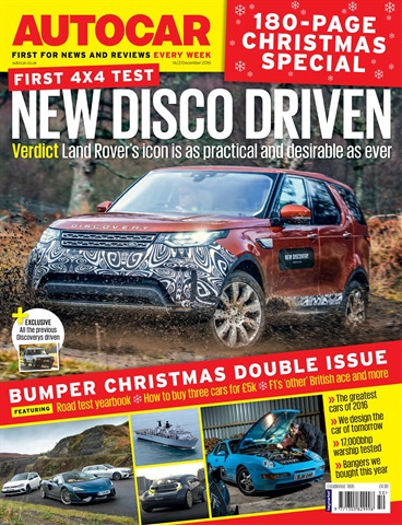 Autocar issue 14th December 2016