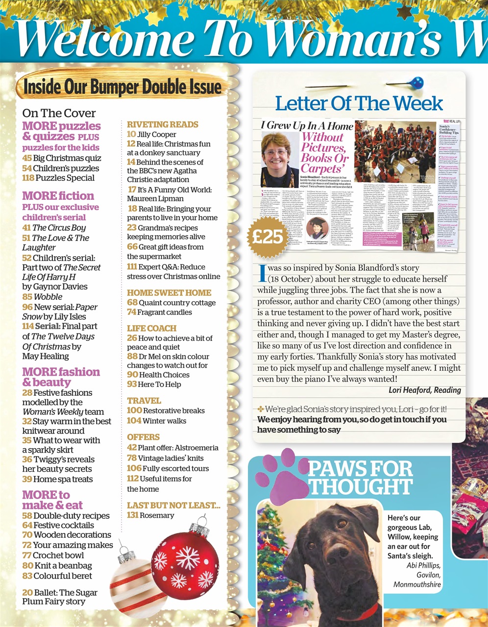 Woman's Weekly Preview Pages