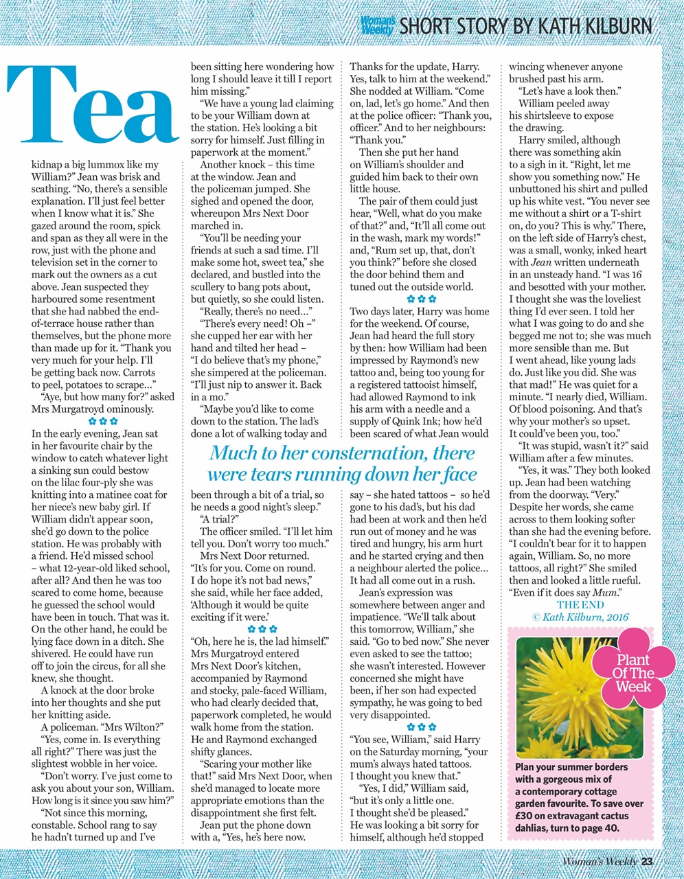 Woman's Weekly Preview Pages