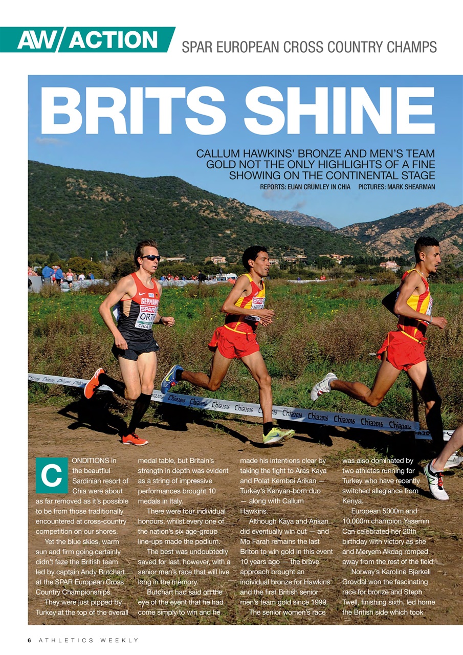 AW – Athletics Weekly Magazine Preview Pages