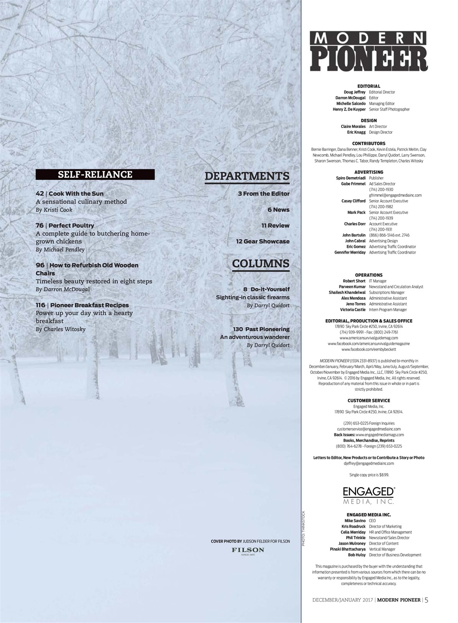 Modern Pioneer Preview Pages
