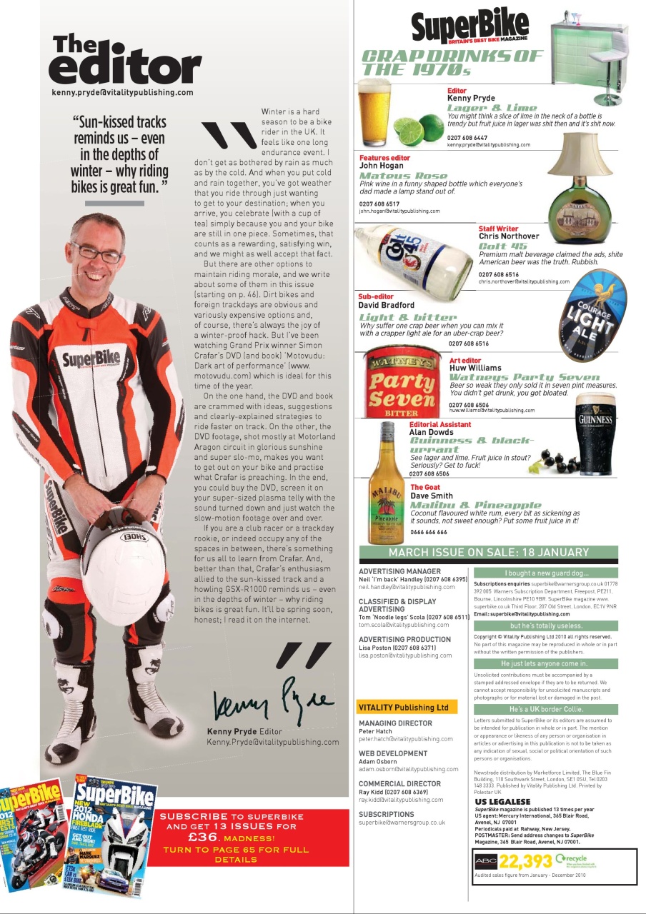 Superbike Magazine Preview Pages
