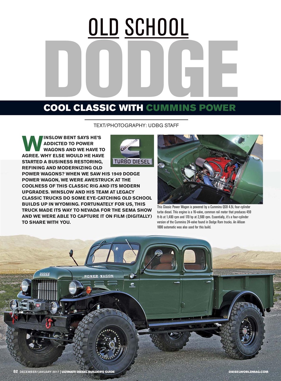 Ultimate Diesel Builders Guide Preview Pages