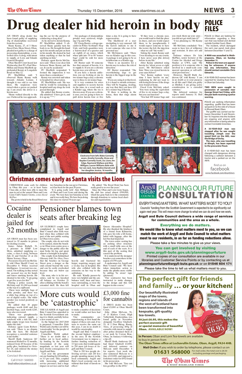 The Oban Times & Lochaber Times Preview Pages