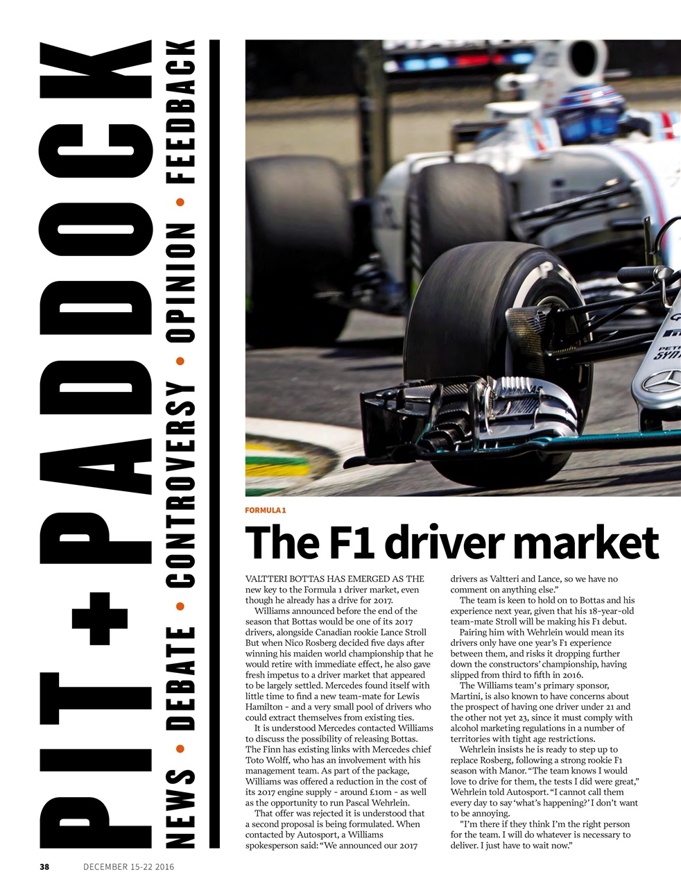 Autosport Preview Pages