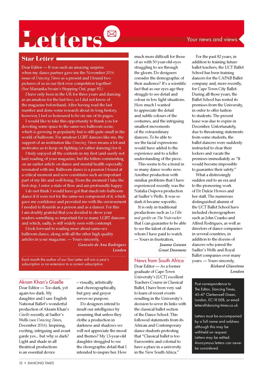 Dancing Times Preview Pages