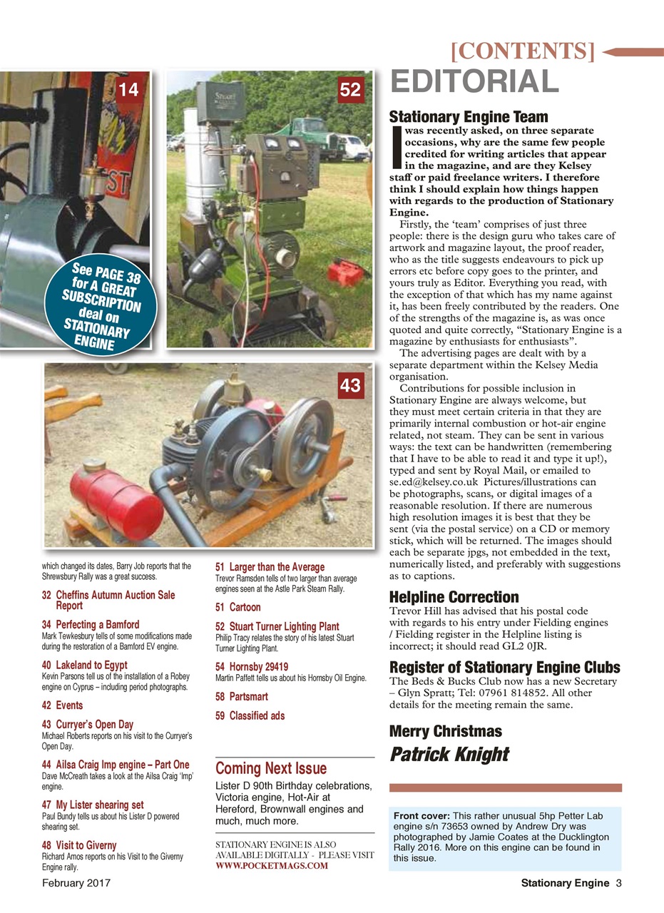 Stationary Engine Preview Pages