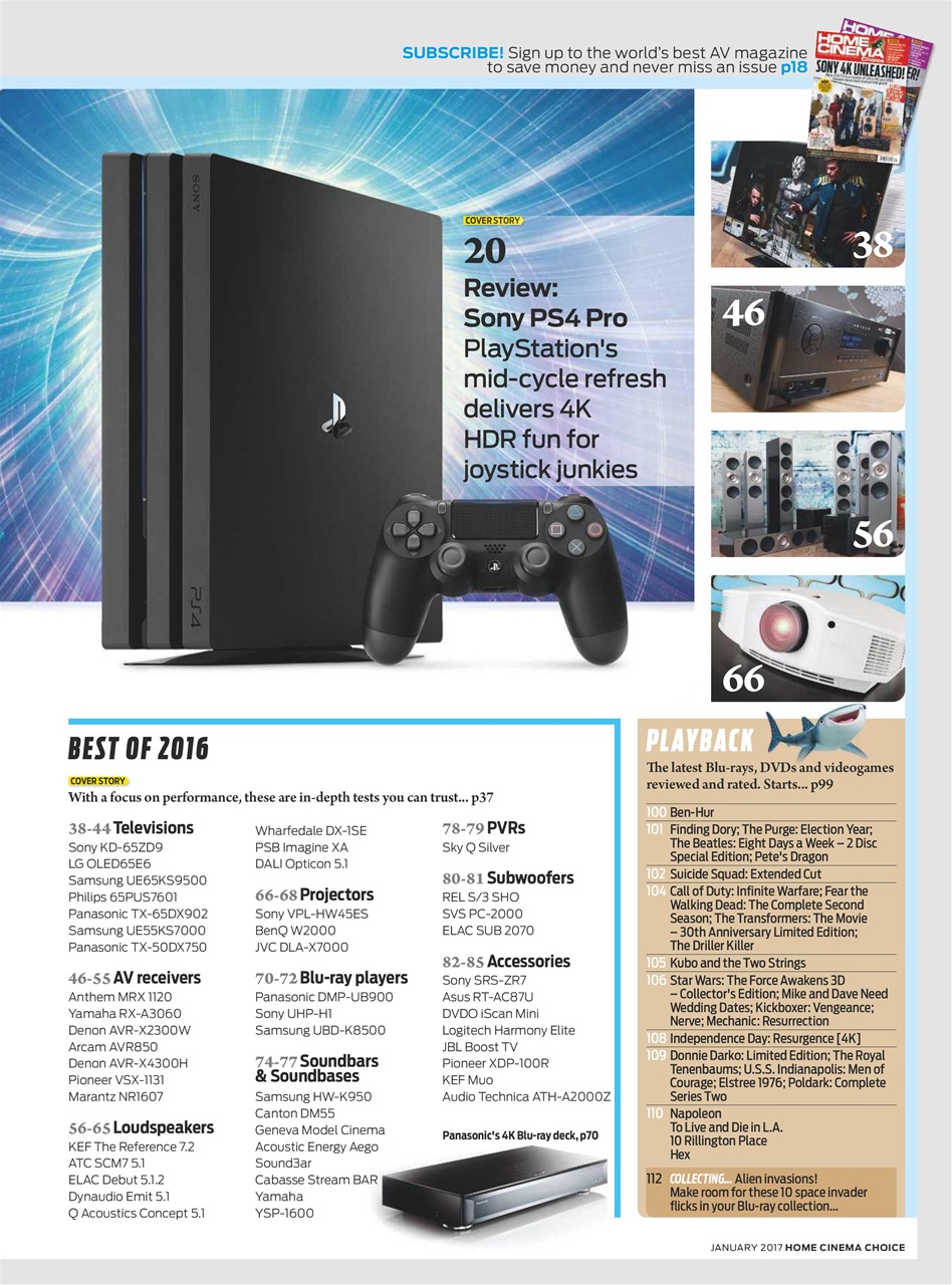 Home Cinema Choice Preview Pages