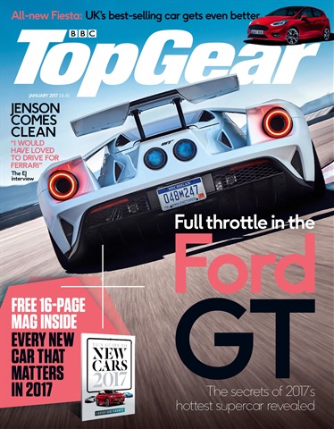 BBC Top Gear Magazine issue Janaury 2017