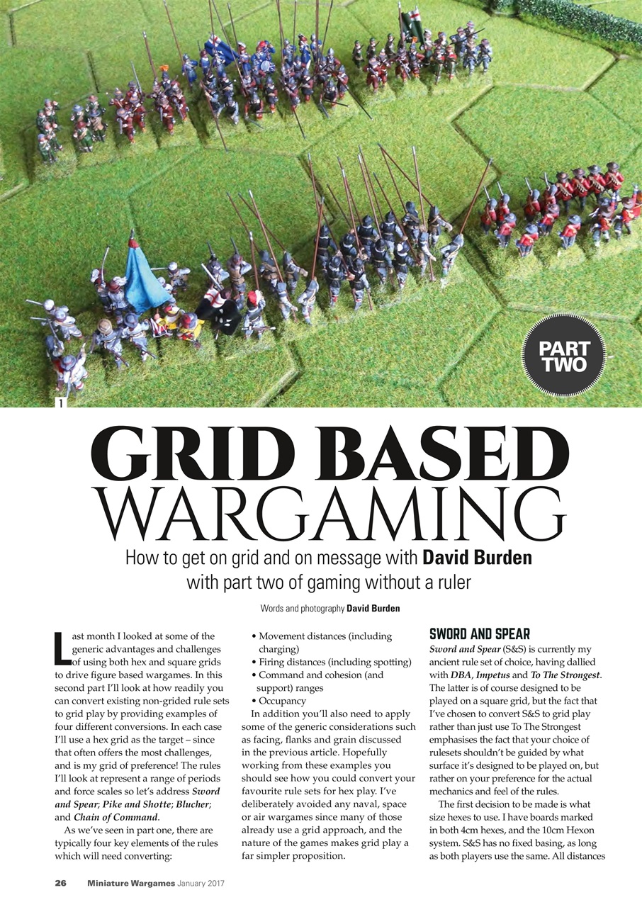 Miniature Wargames Preview Pages