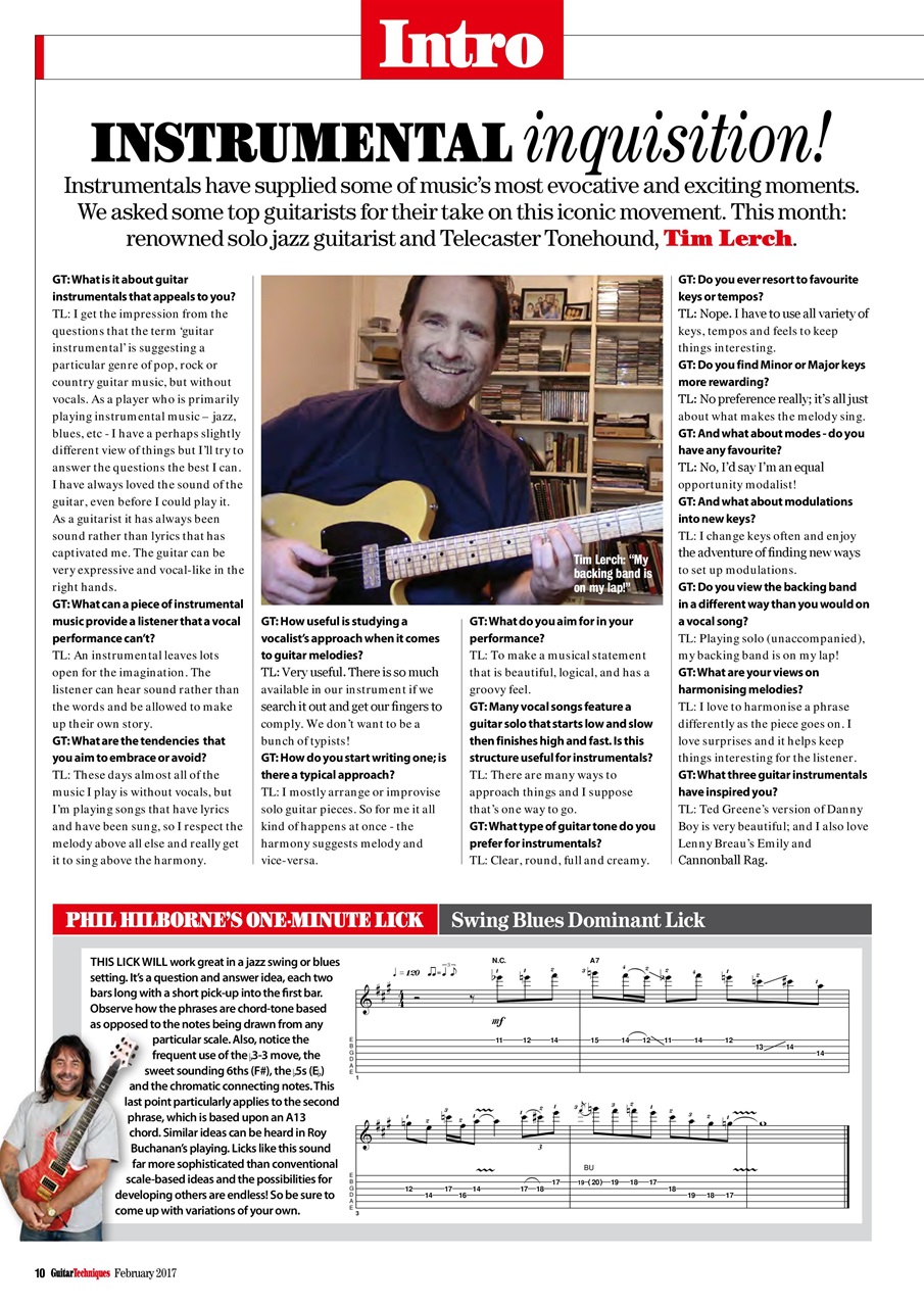Guitar Techniques Preview Pages