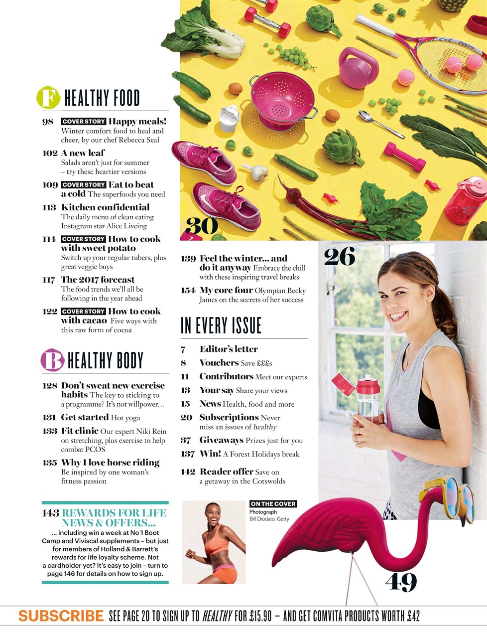 Healthy Magazine Preview Pages