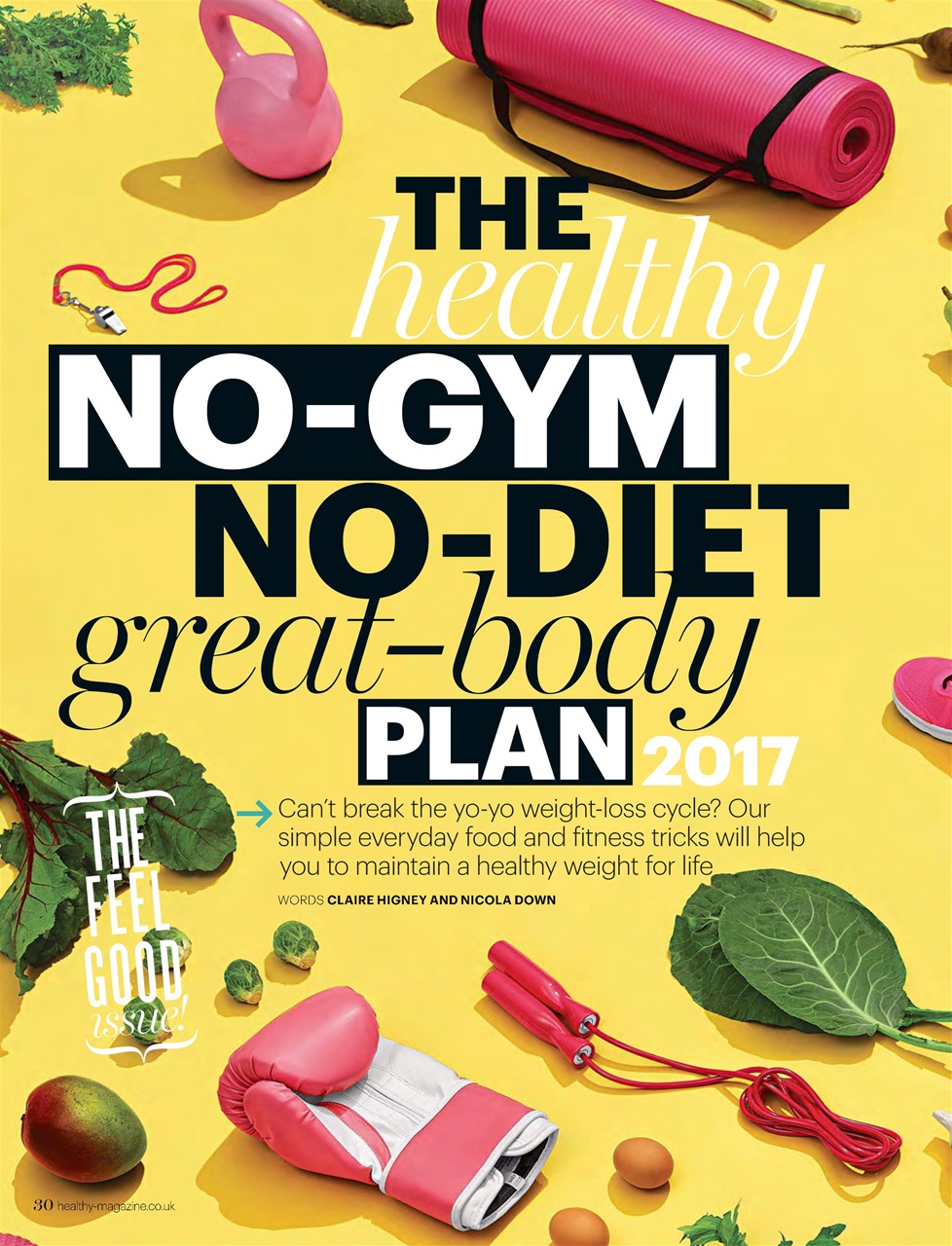 Healthy Magazine Preview Pages