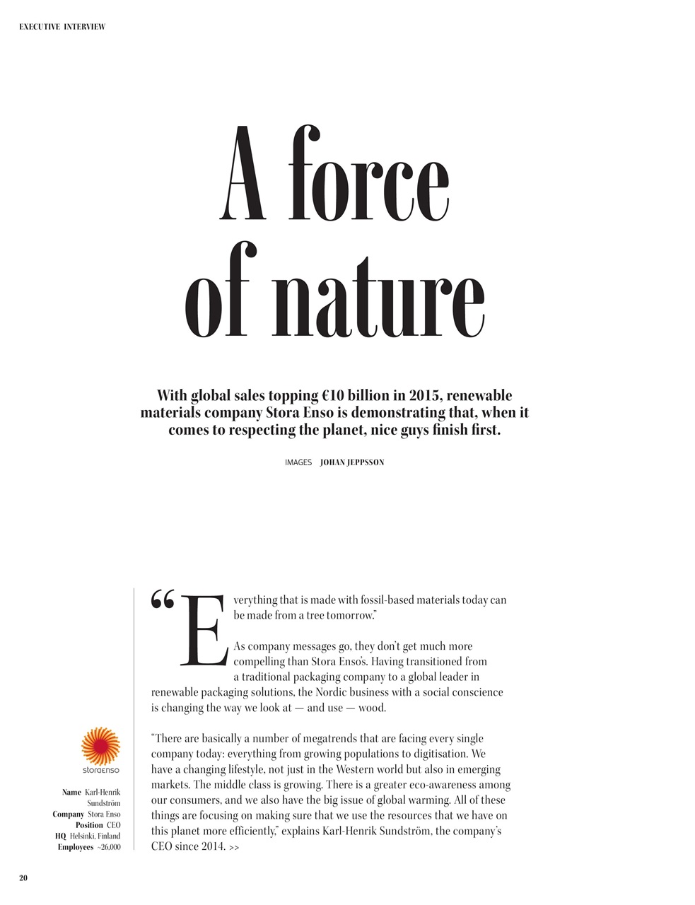 The CEO Magazine EMEA Preview Pages