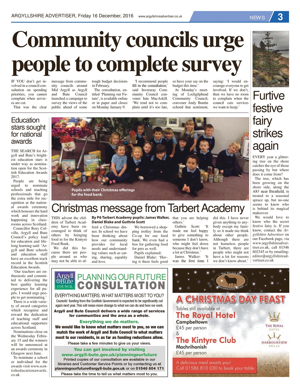 Argyllshire Advertiser Preview Pages