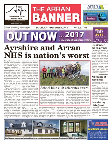 Arran Banner issue 16 December 2016