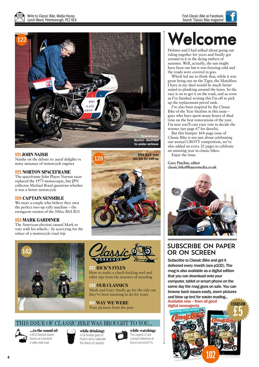 Classic Bike Preview Pages