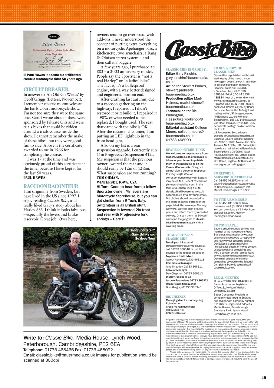 Classic Bike Preview Pages