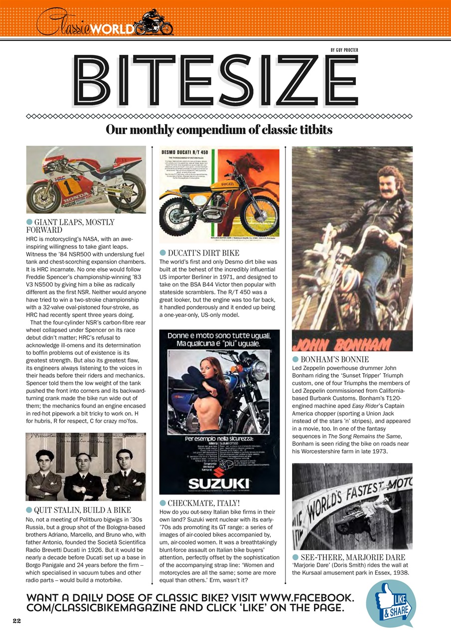 Classic Bike Preview Pages