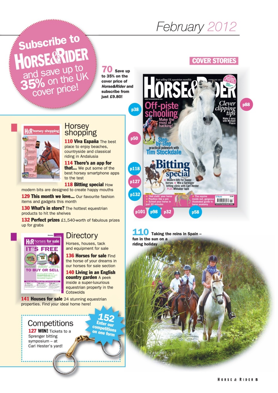 Horse&Rider Magazine - UK equestrian magazine for Horse and Rider Preview Pages