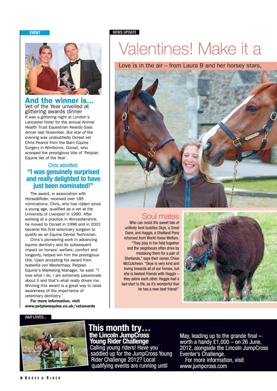 Horse&Rider Magazine - UK equestrian magazine for Horse and Rider Preview Pages