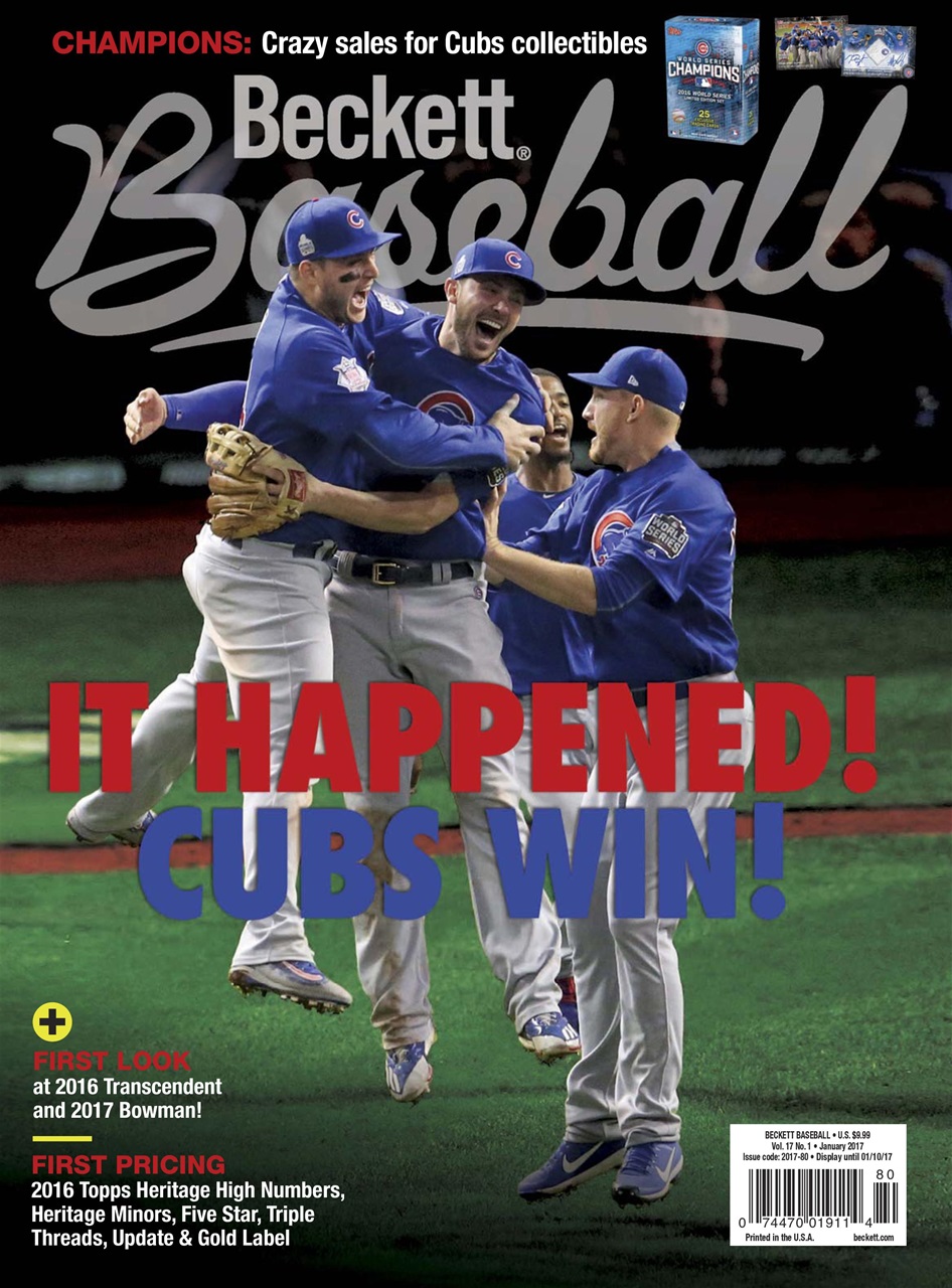 Beckett Baseball Magazine Preview Pages