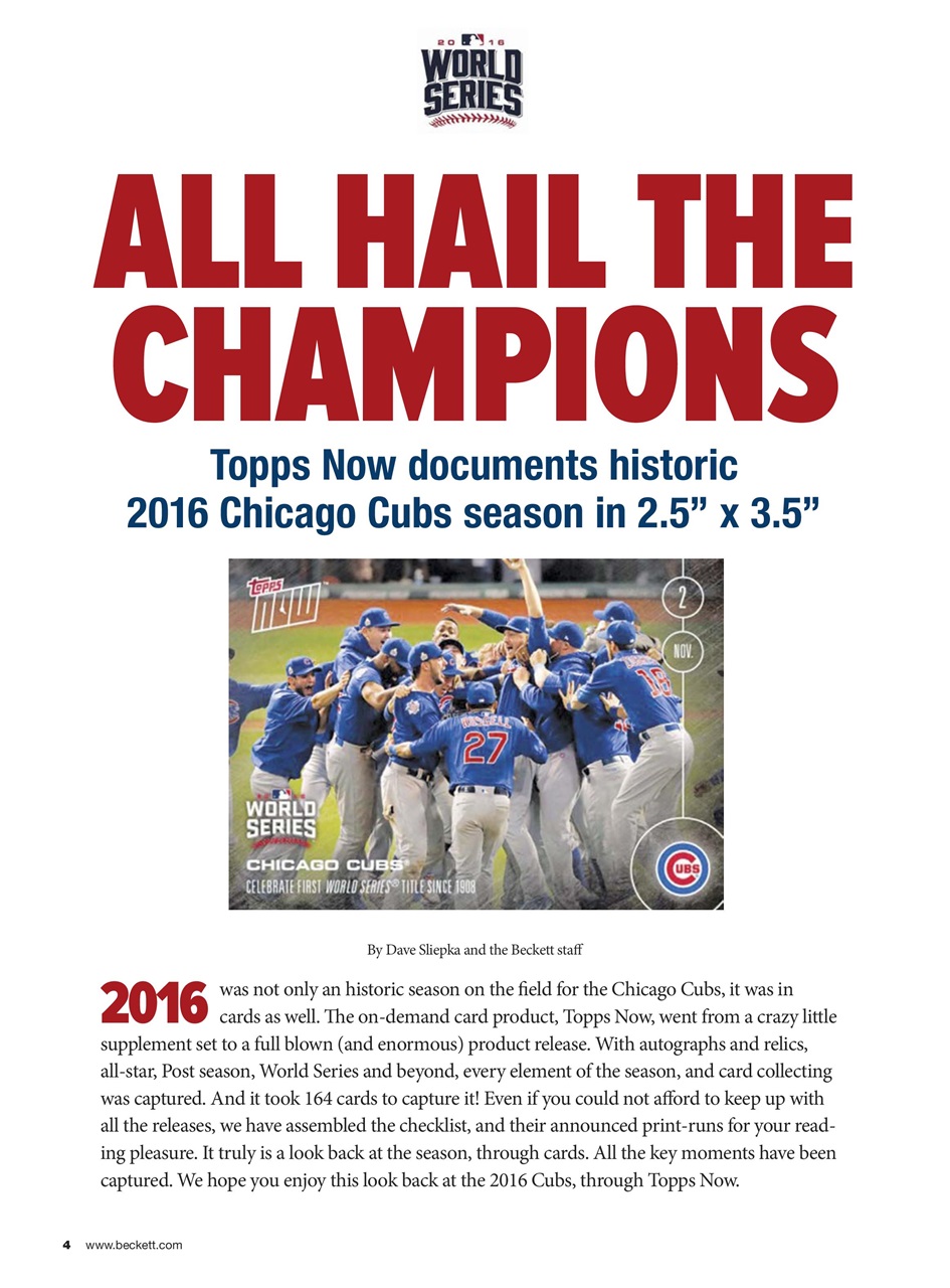 Beckett Baseball Magazine Preview Pages