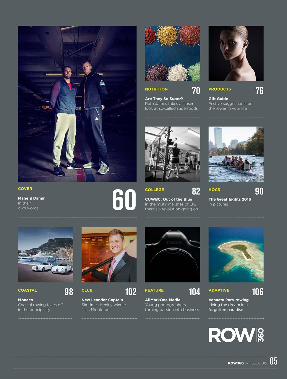 Row360 Preview Pages