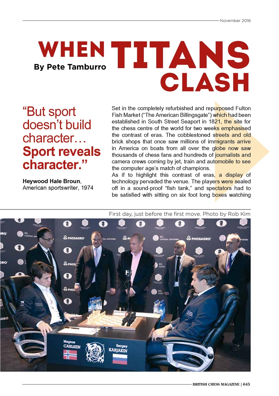 British Chess Magazine Preview Pages