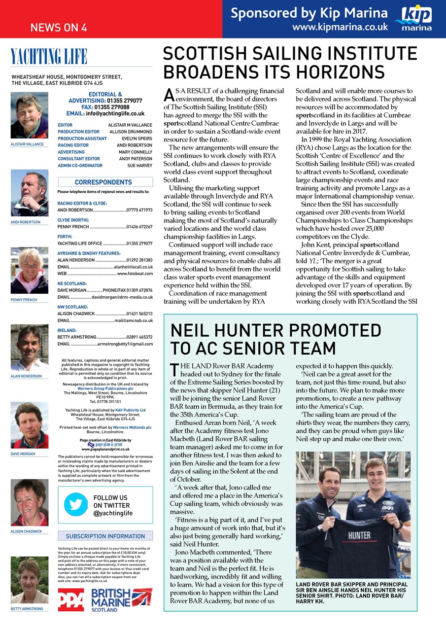 Yachting Life Preview Pages