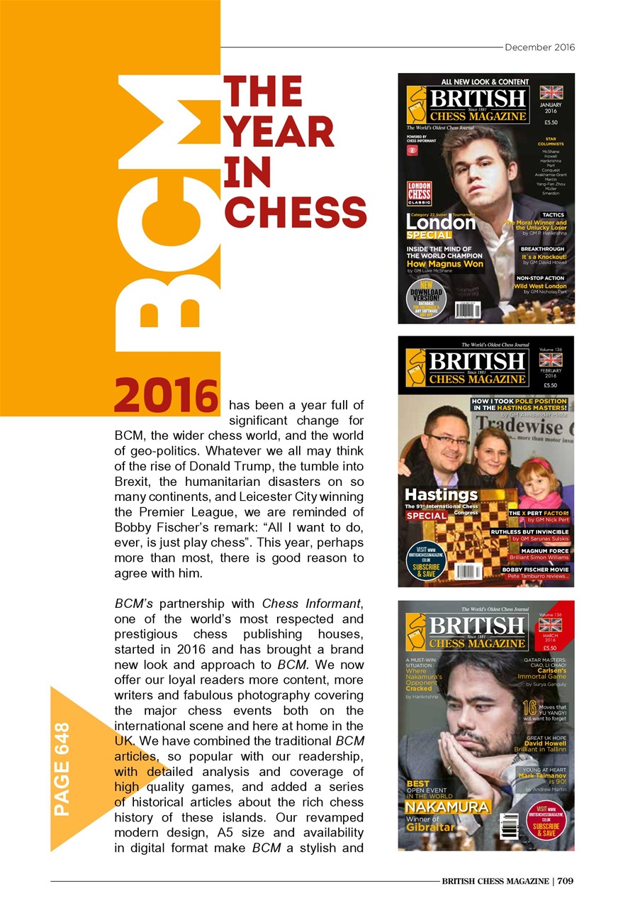 British Chess Magazine Preview Pages