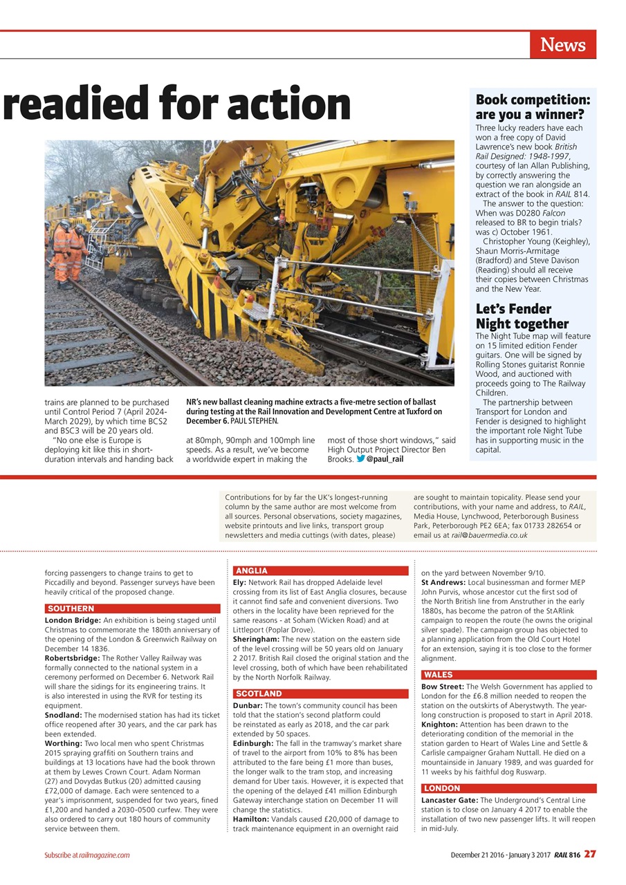 Rail Preview Pages