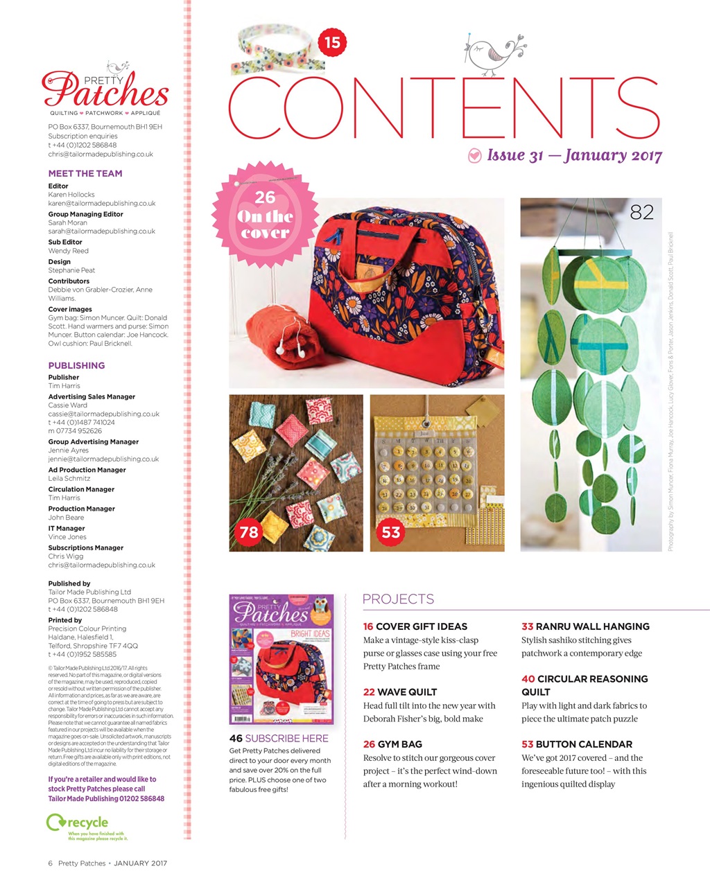 Pretty Patches Magazine Preview Pages