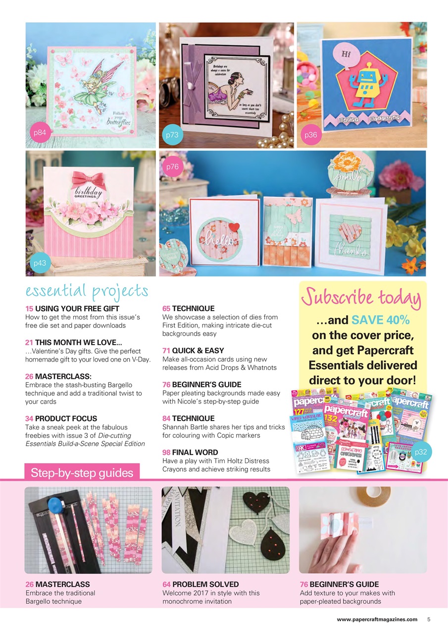 Papercraft Essentials Preview Pages