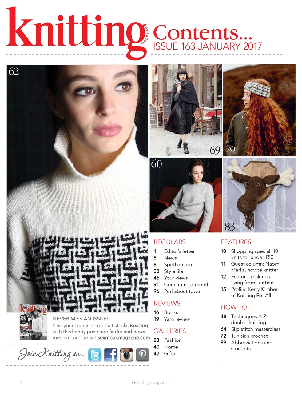 Knitting Preview Pages