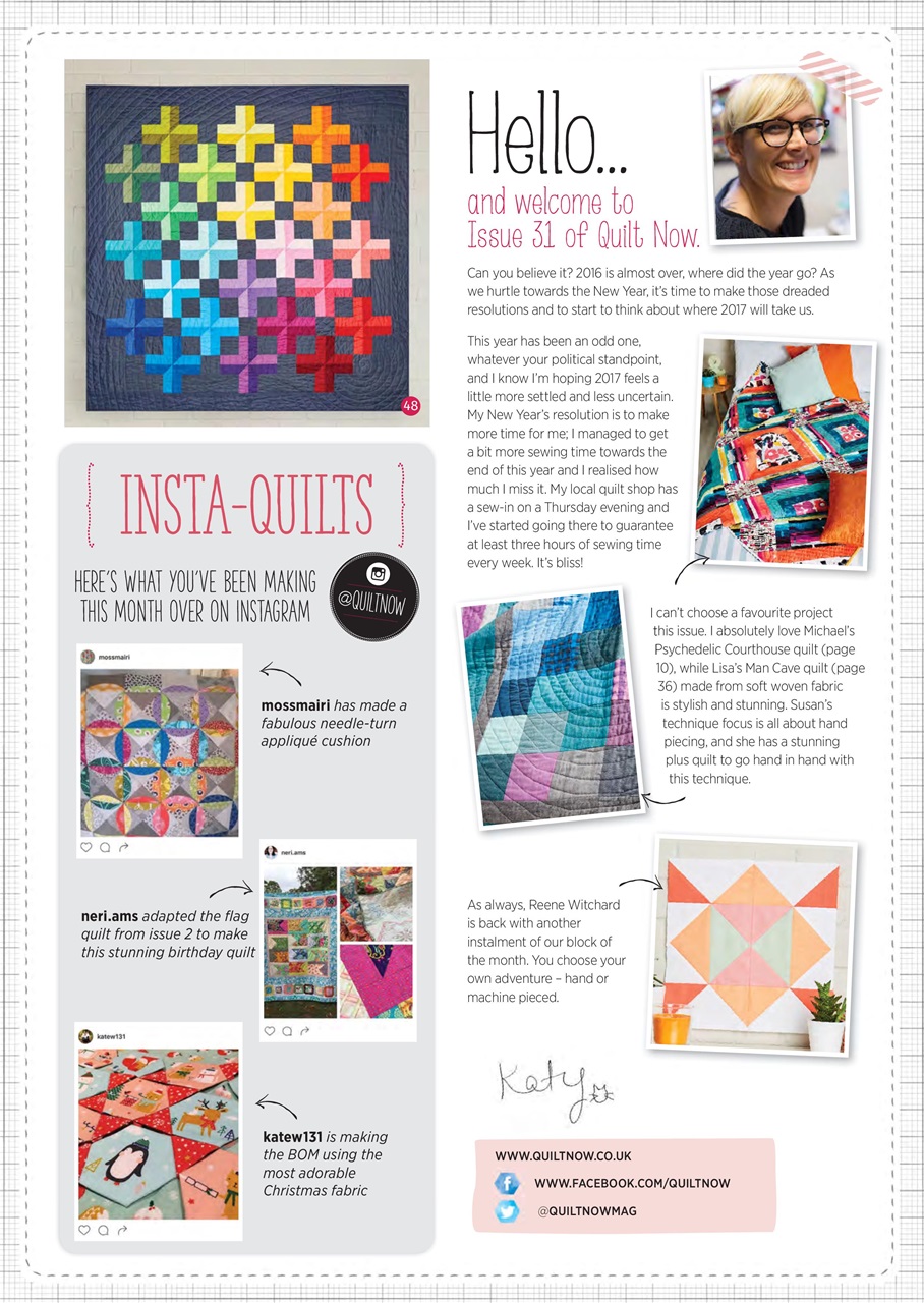 Quilt Now Preview Pages