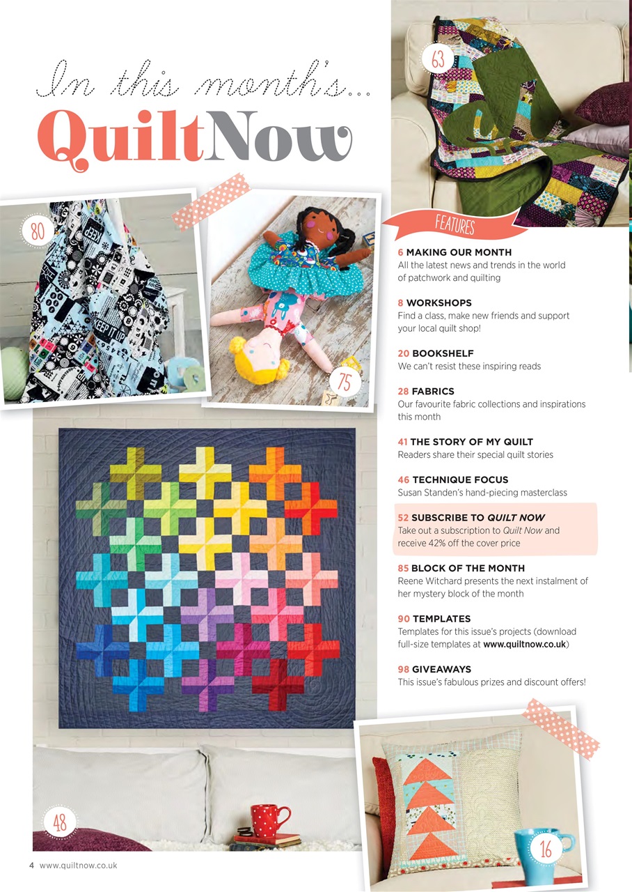 Quilt Now Preview Pages