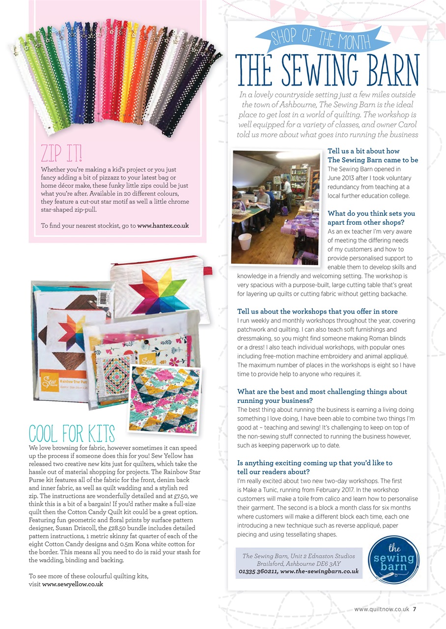 Quilt Now Preview Pages